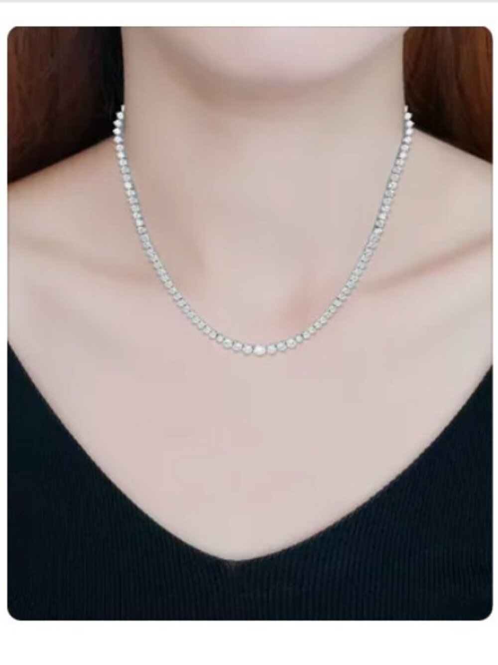 Giani Bernini Cubic Zirconia Collar Necklace in Sterling Silver $420
